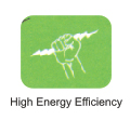 high energy efficiency