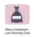 wise investment-low running cost